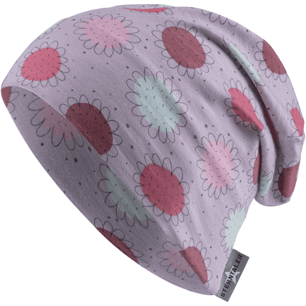 Sterntaler Slouch Beanie Blumen Flieder Babymarkt De