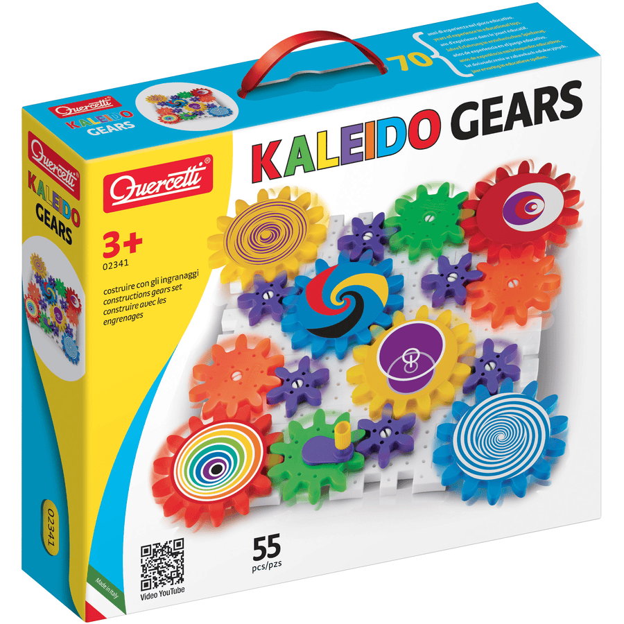 Quercetti Jeu De Construction Engrenages Georello Kaleido Gears