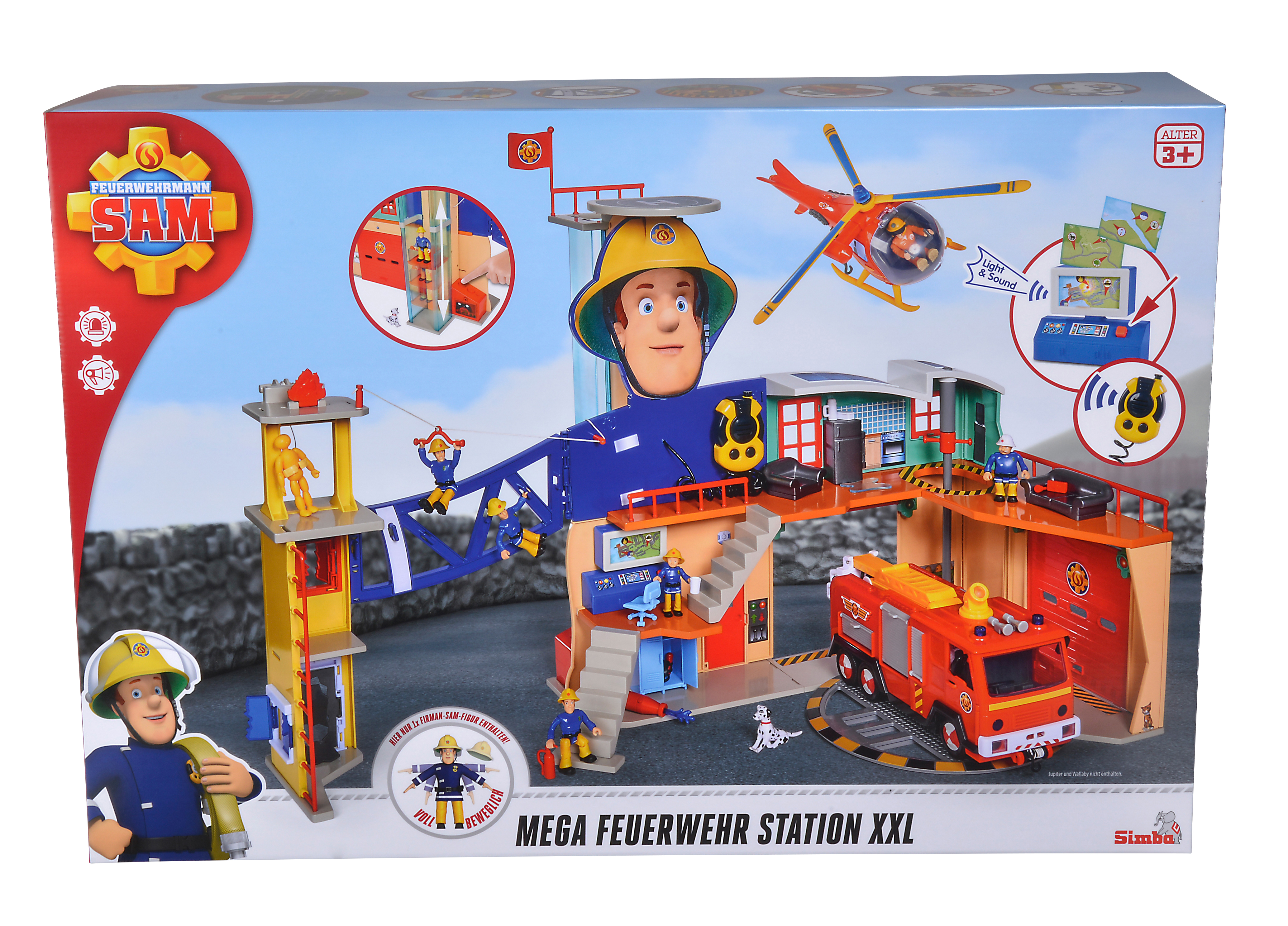 Simba Bombero Sam Mega estacion de bomberos XXL Haz tu pedido online