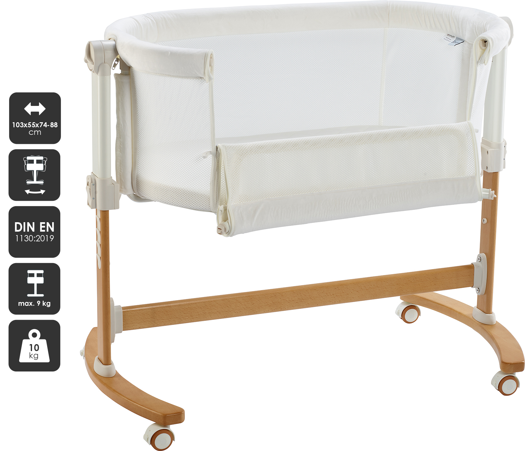 babyGO Lettino co sleeping Amila creme Ordina online