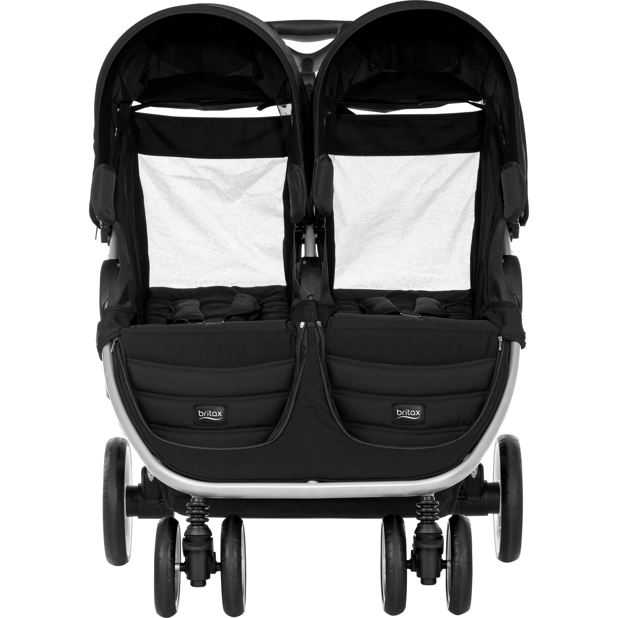 Britax Romer Poussette double cote a cote B Agile Double Cosmos Black Commander en ligne babymarkt