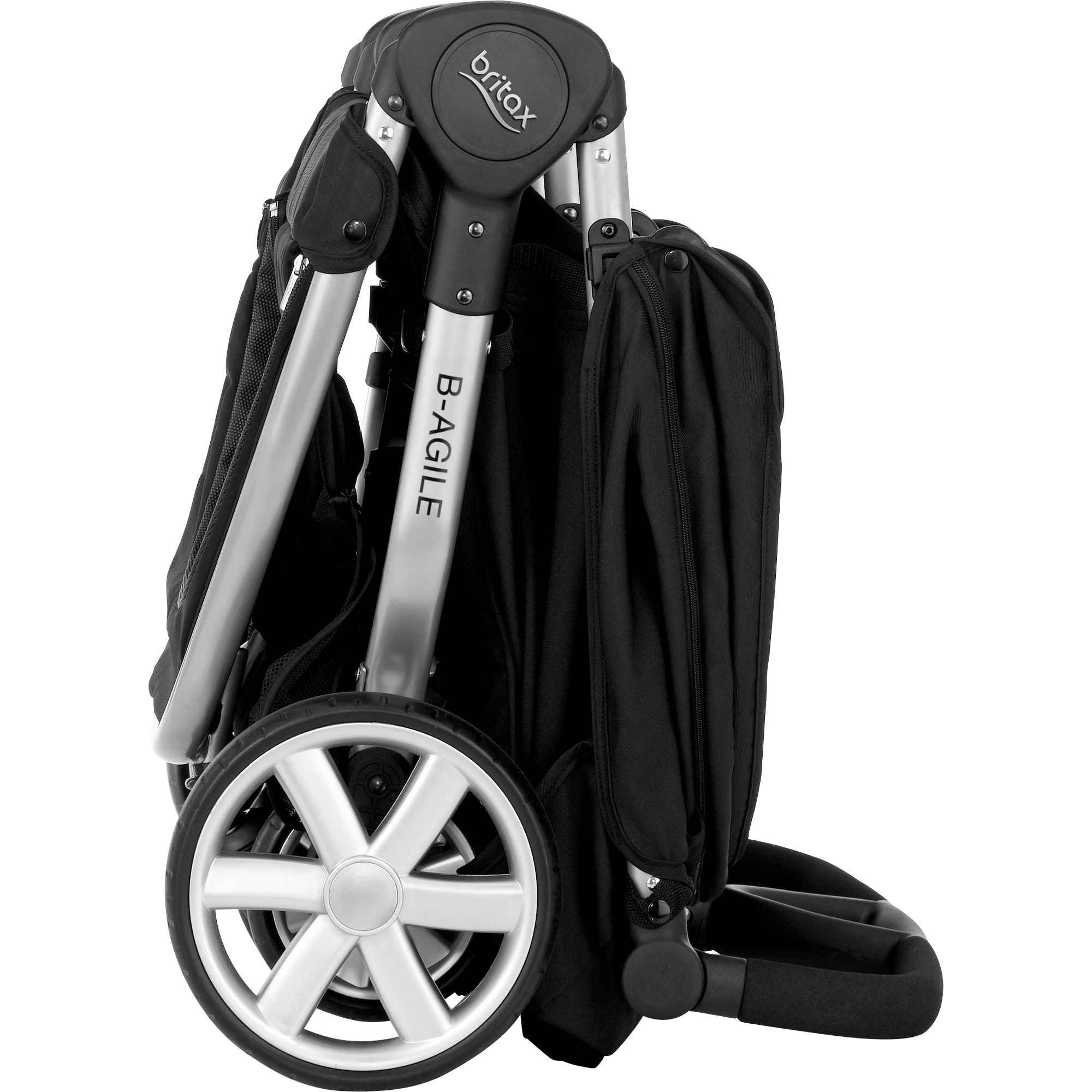 Britax Romer Poussette double cote a cote B Agile Double Cosmos Black Commander en ligne babymarkt