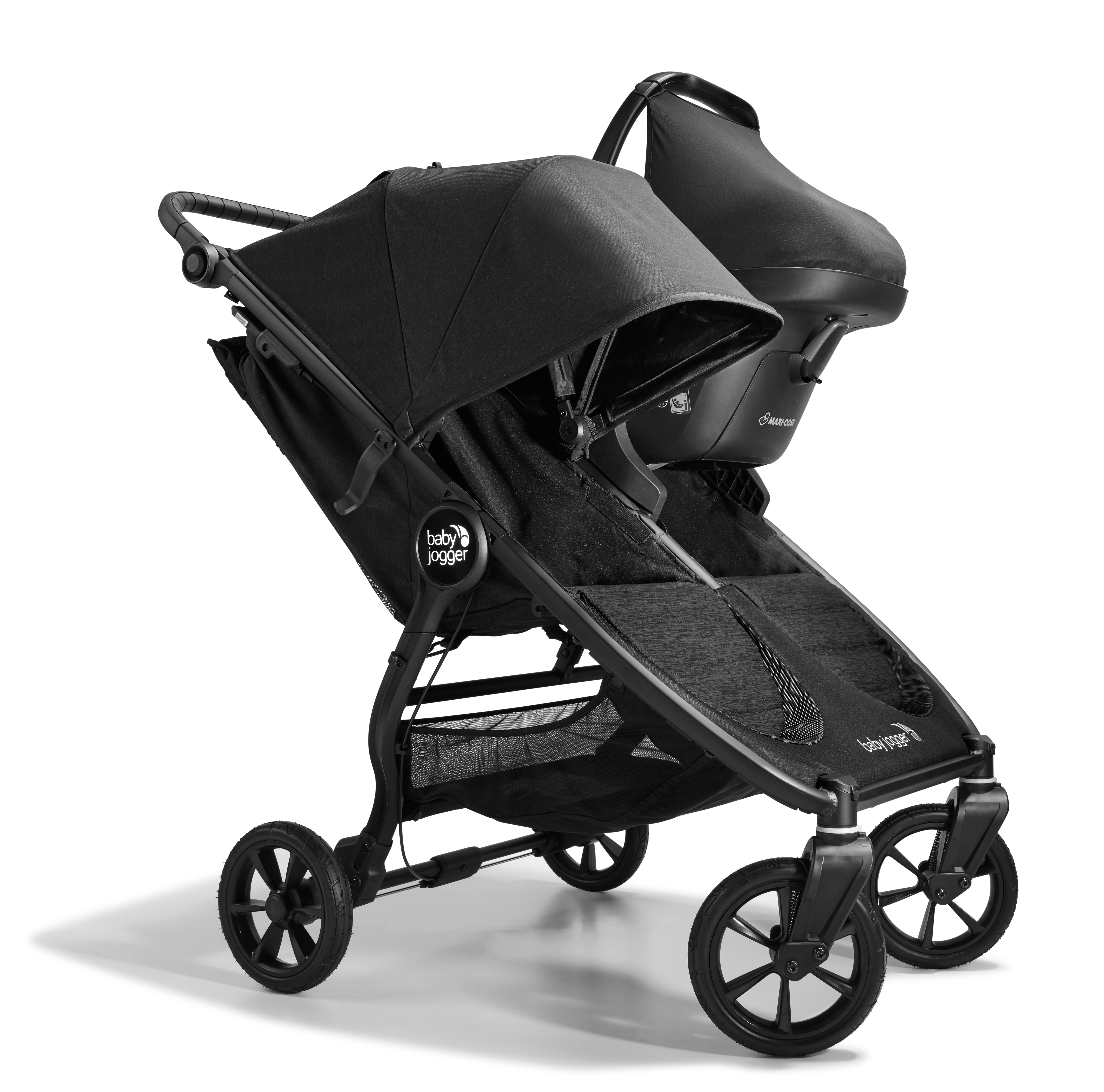 Baby Jogger Zwillingswagen City Mini GT2 Double Jet Schwarz Online kaufen