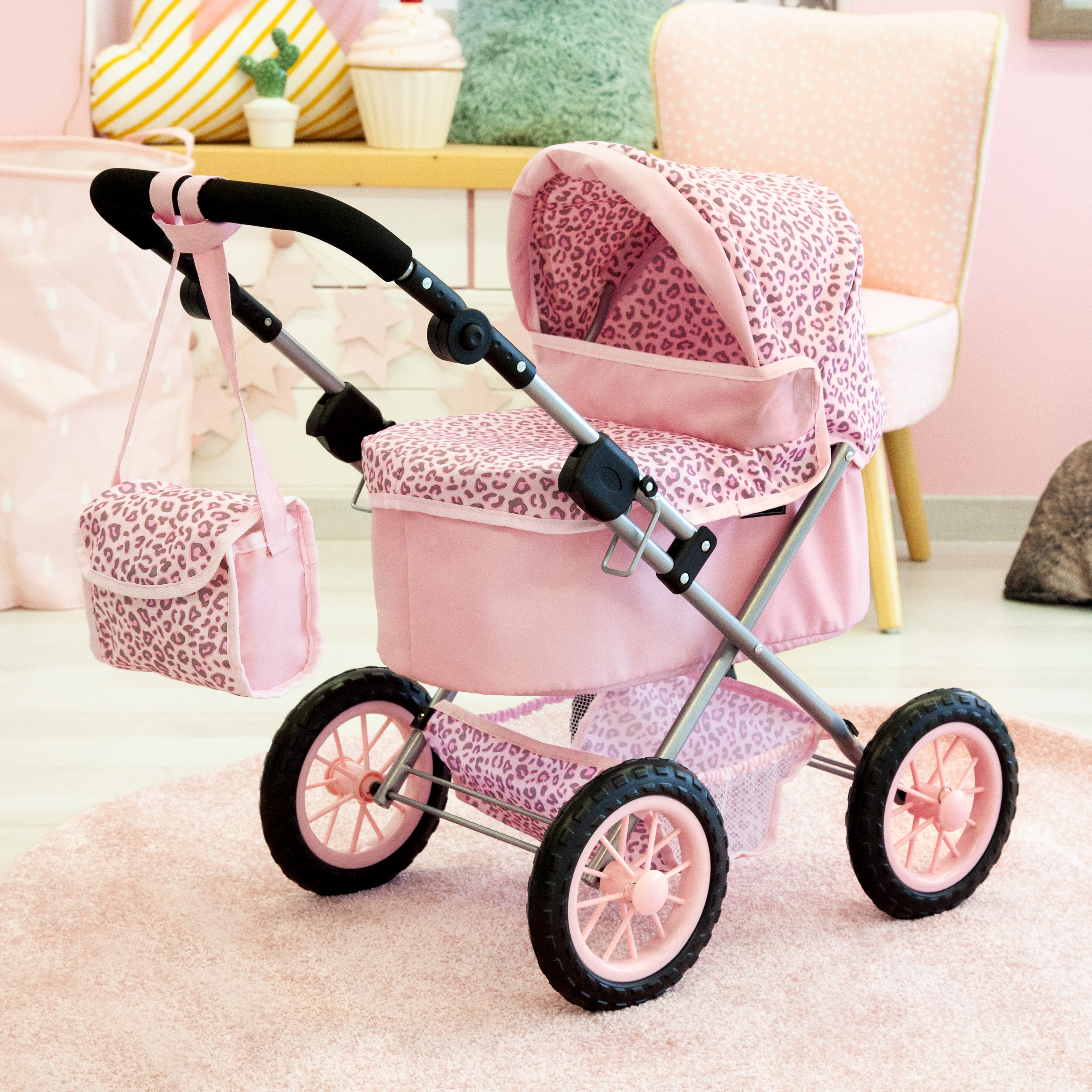 Bayer DESIGN Poussette poupon Trendy leopard rose Commander en ligne babymarkt