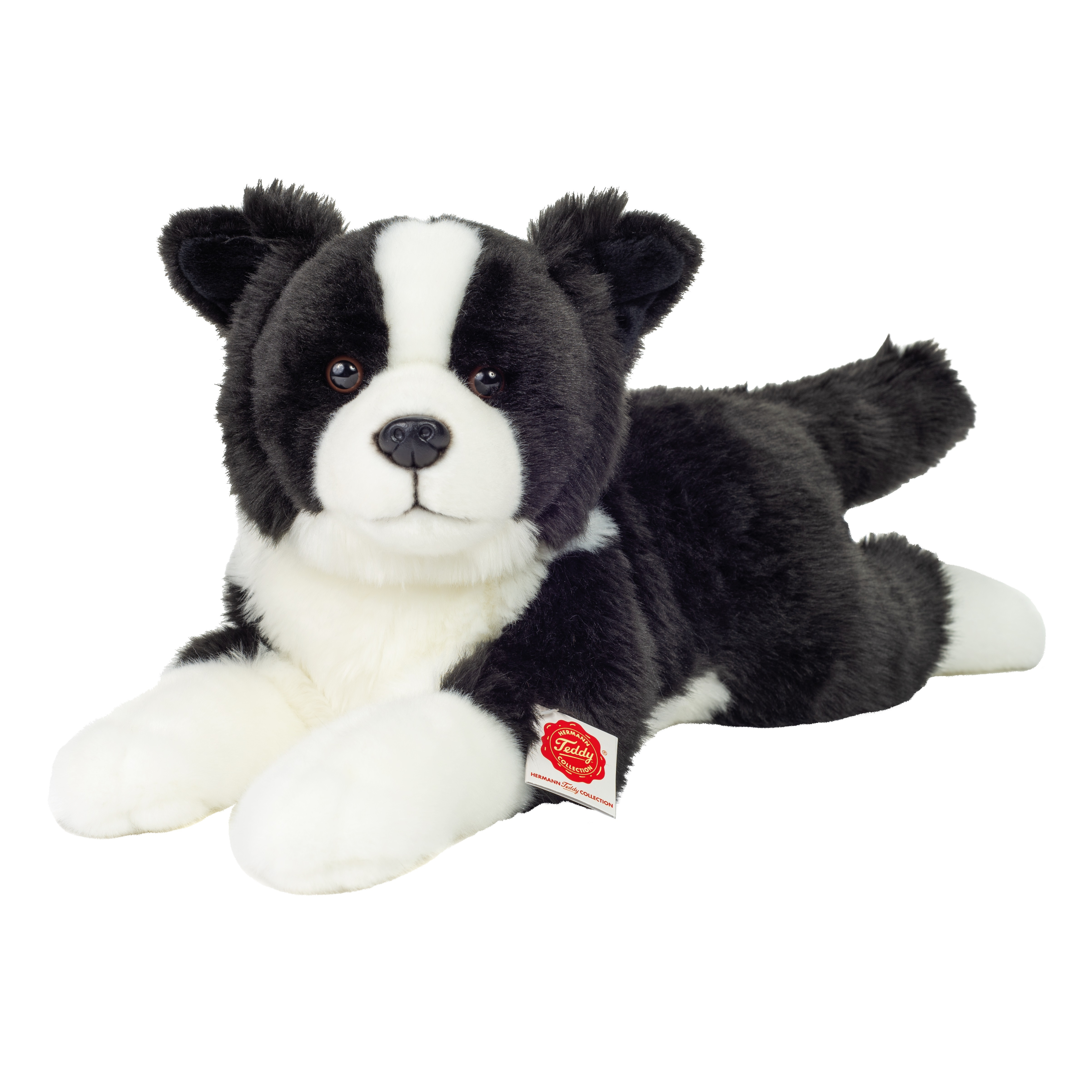 Peluche chien border collie outlet