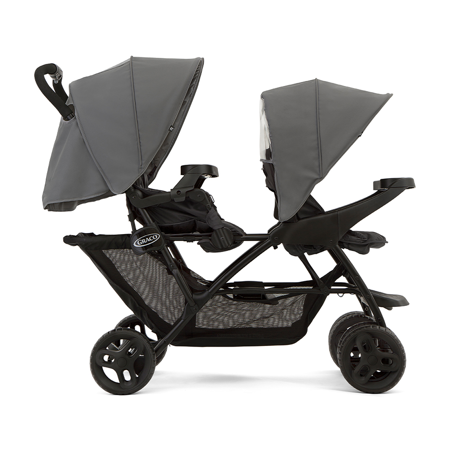 Poussette double graco marron deals