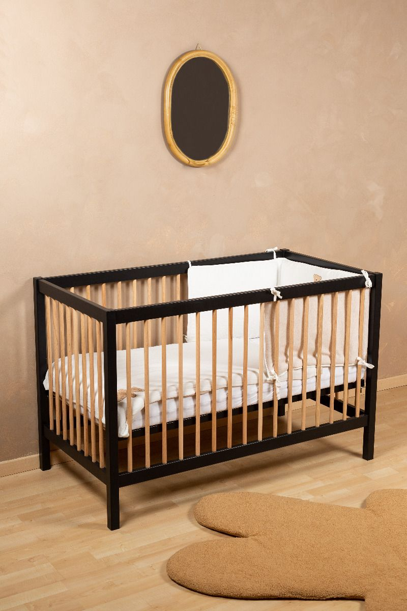 CHILDHOME Babybett 97 schwarz natur Online kaufen