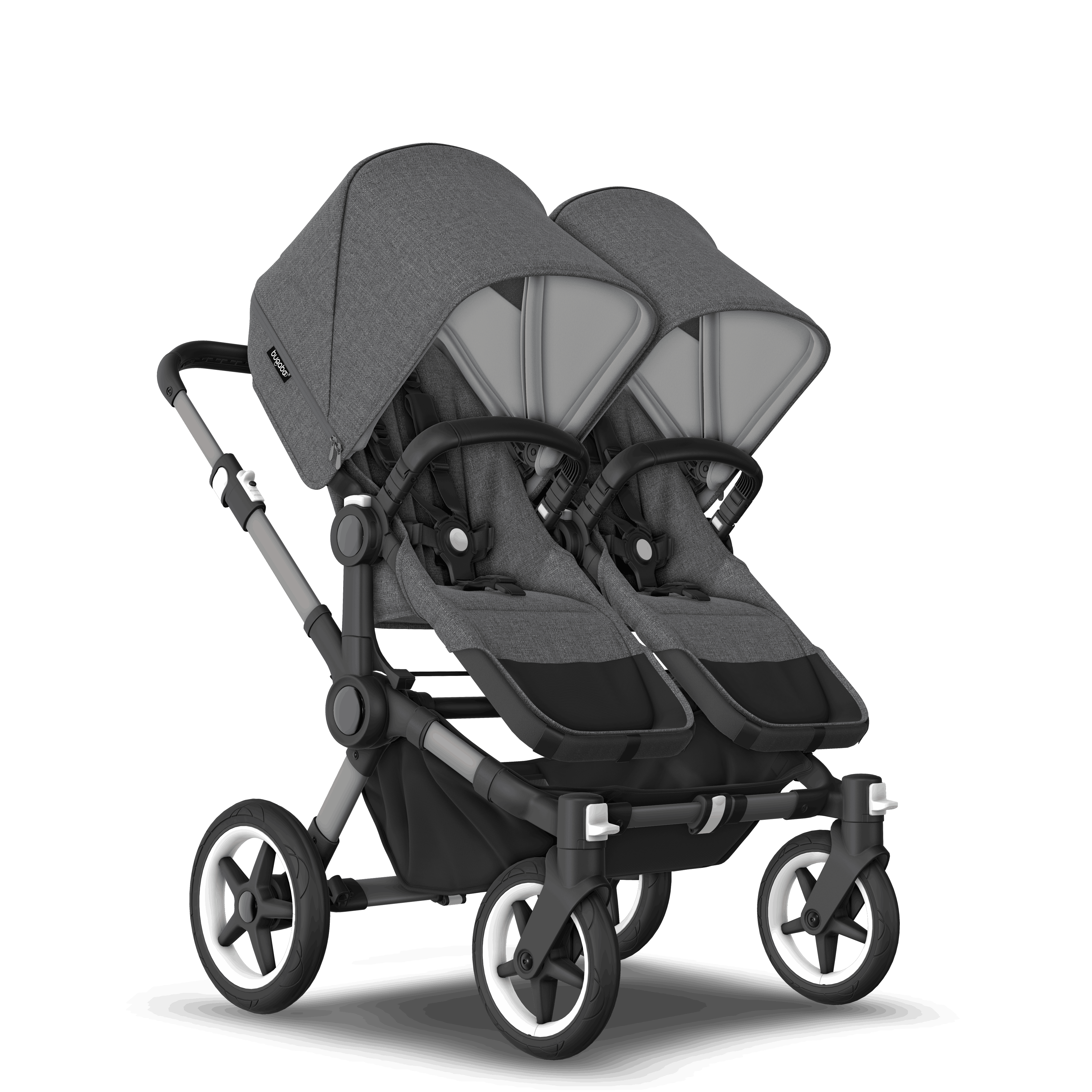 Bugaboo Zwillingswagen Donkey 5 Twin Complete Graphite Grey Melange Online kaufen