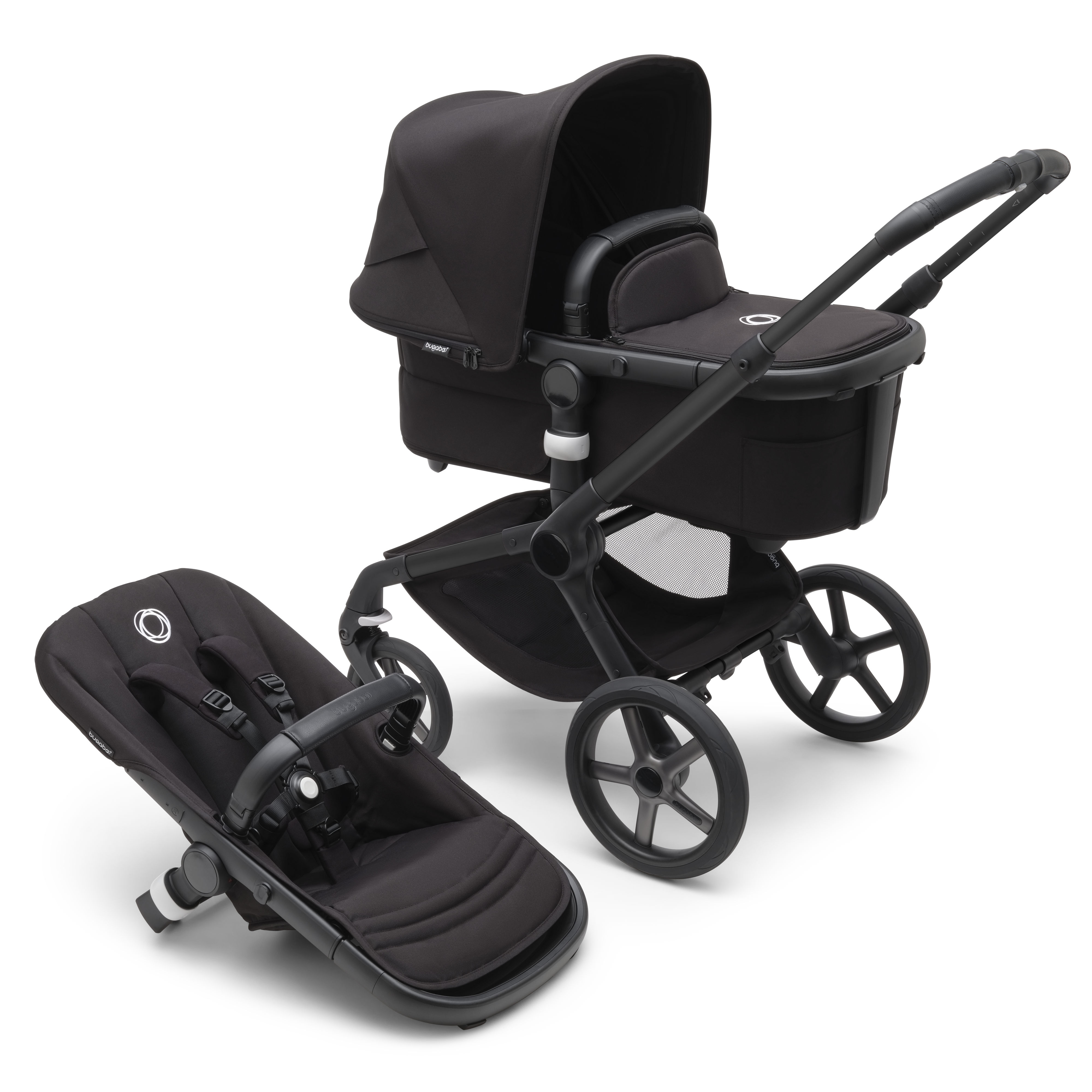 Bugaboo Kombikinderwagen Fox 5 complete Black Midnight Black Online kaufen