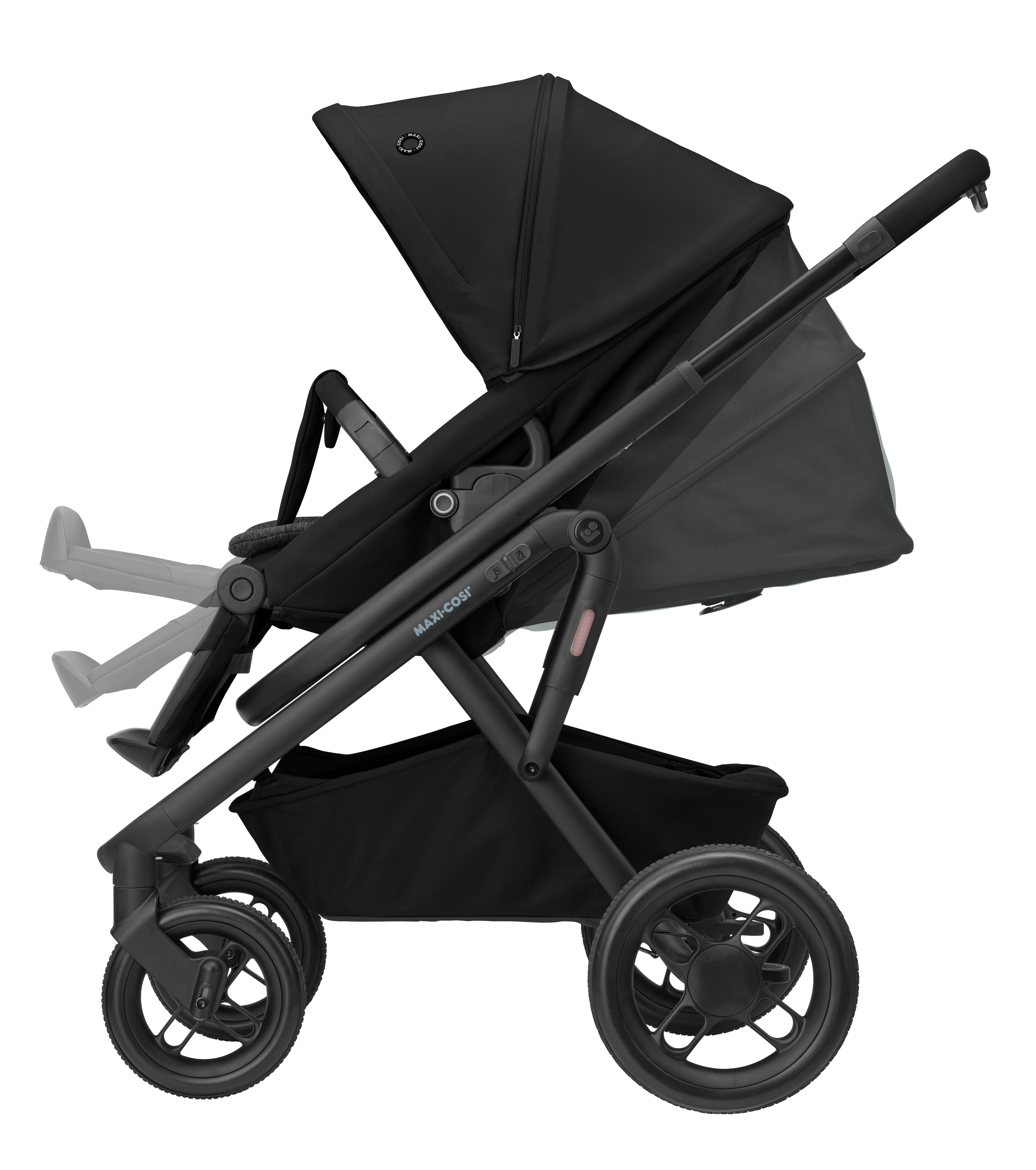 Poussette duo combinee 2en1 Lila XP Plus Essential Black