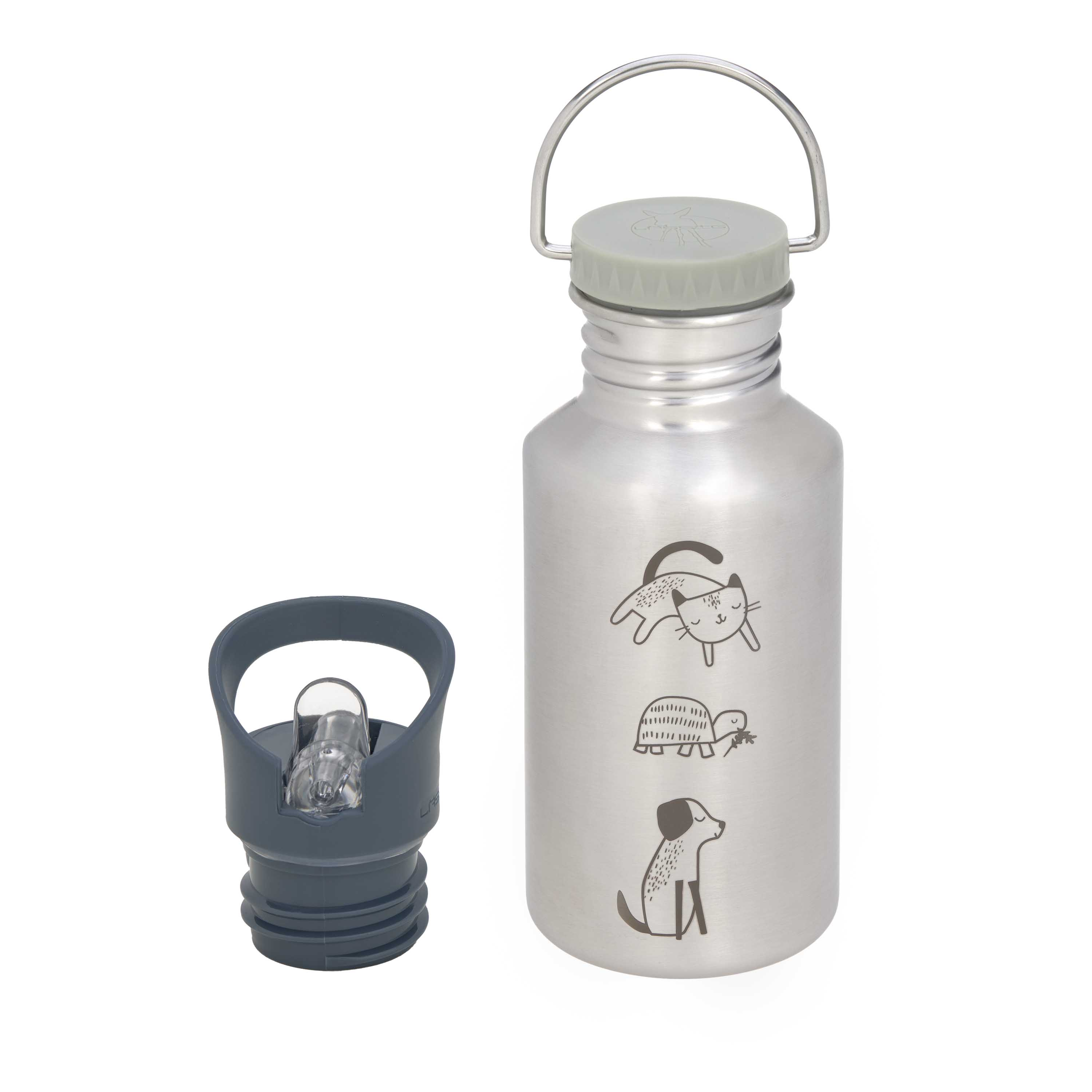 Borraccia Bambini Jarlson Mali - Acciaio Inox, Senza BPA, Termica, Cannuccia