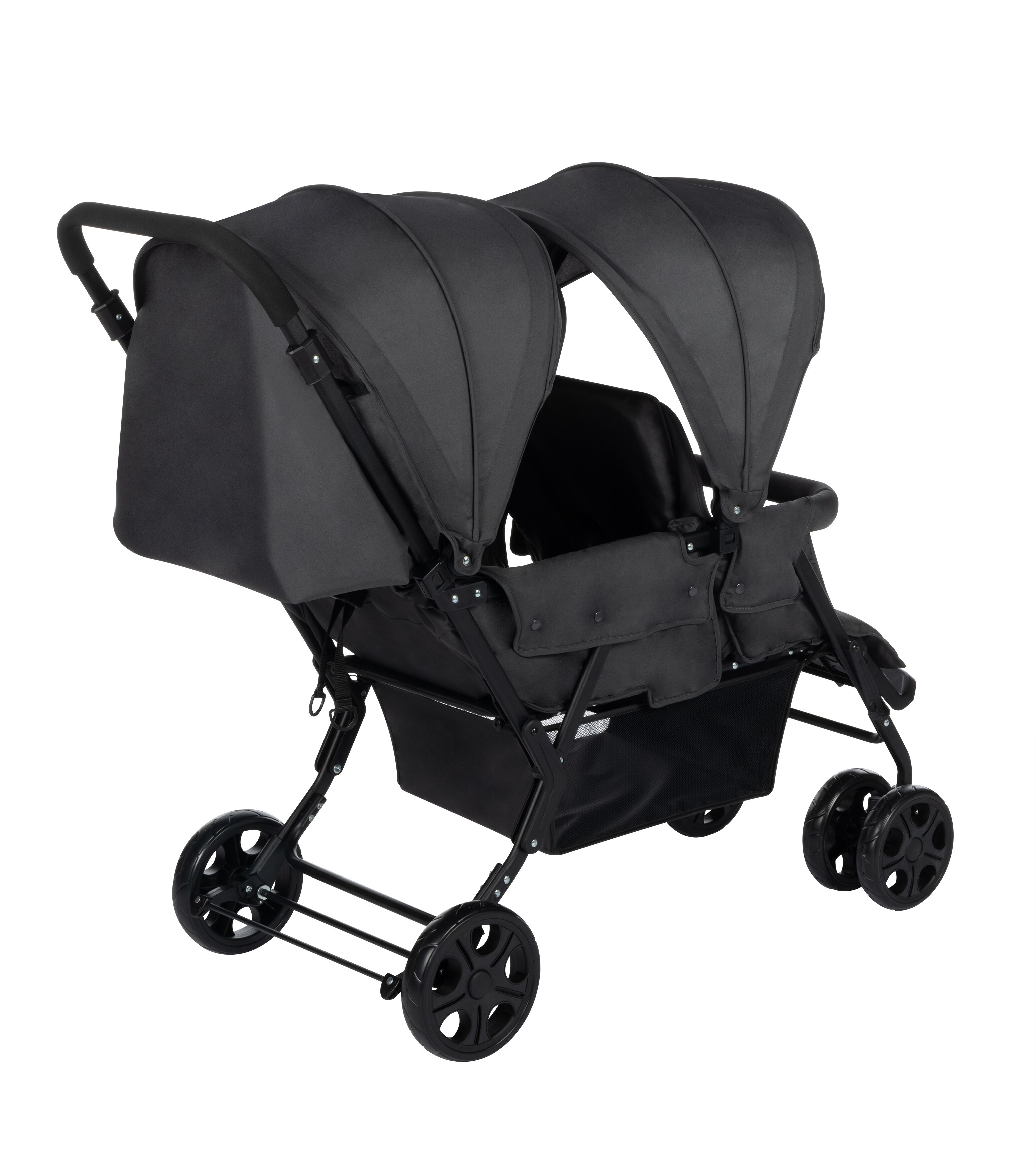Bebe Confort Poussette double inline Teamy Mineral Graphite Commander en ligne babymarkt