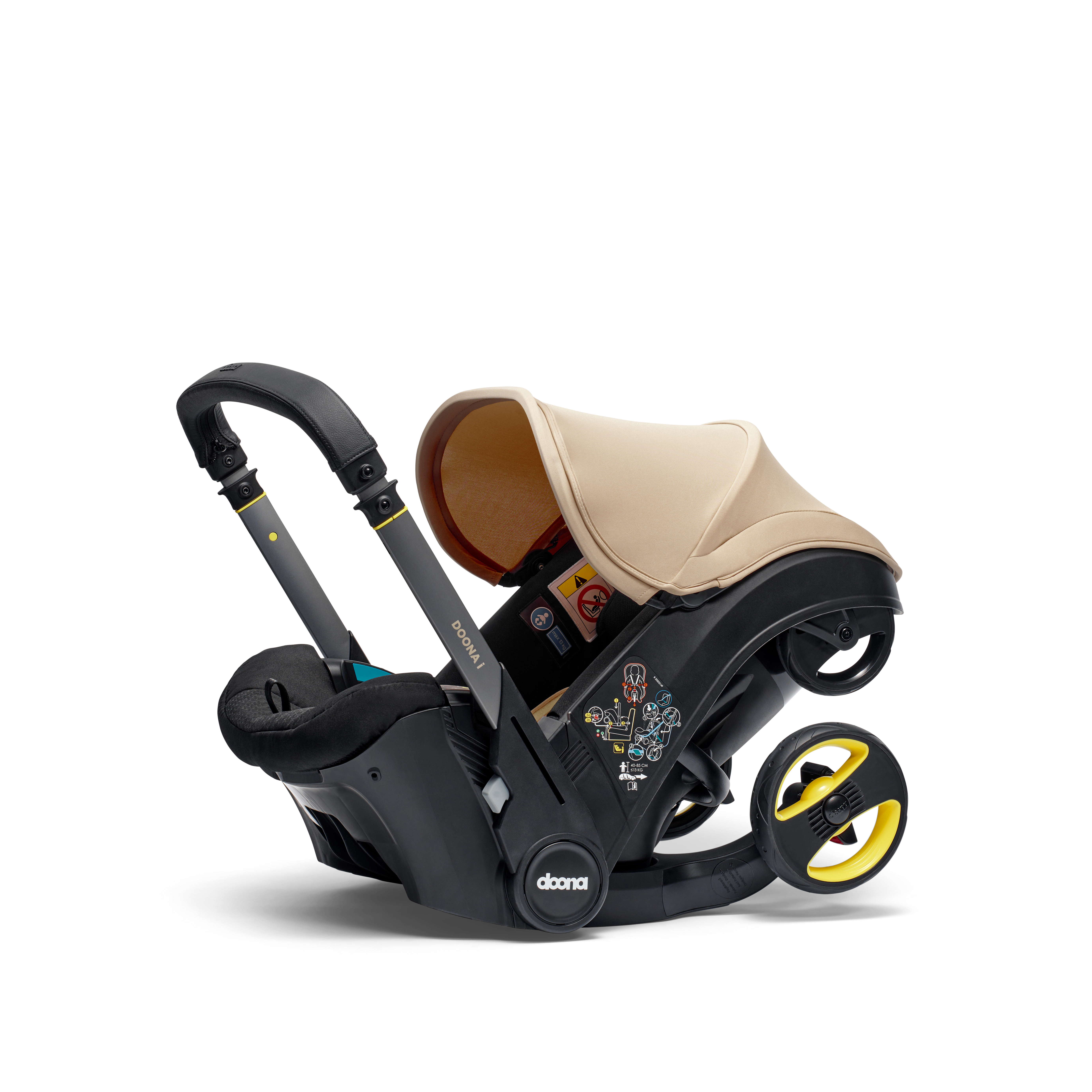 Doona Siege auto cosy transformable poussette 2en1 i Sahara Sand Commander en ligne babymarkt