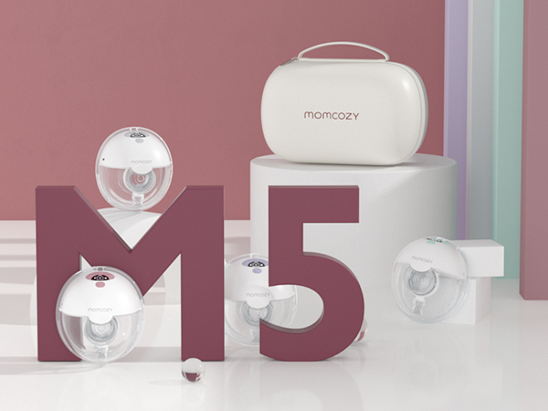 Tiralatte Indossabile Momcozy V2 - Ultra Leggero, A Mani Libere, Con 27 Combinazioni, Silenzioso