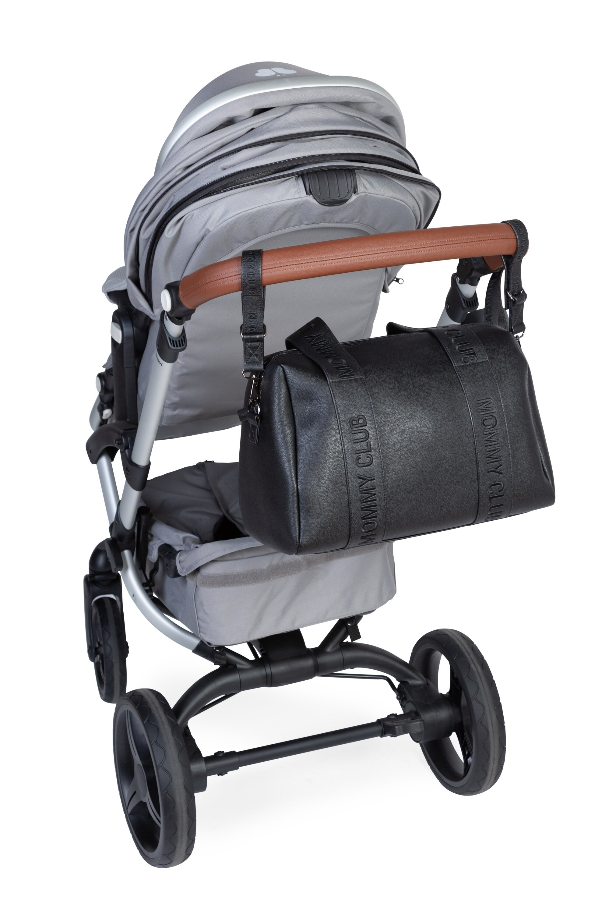 Borsa Fasciatoio Childhome Mommy Club - 22L, Con Fasciatoio, Tasca Isolante, Aggancio Passeggino