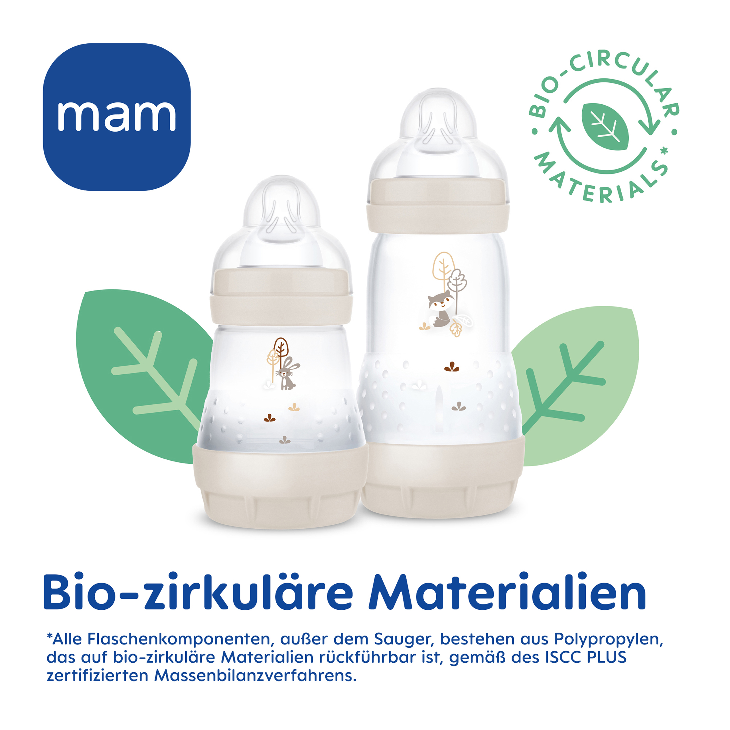Mam Nappflaska Easy Start Anti Colic matt 2x 260 ml fran 0 manader elefant Bestall online