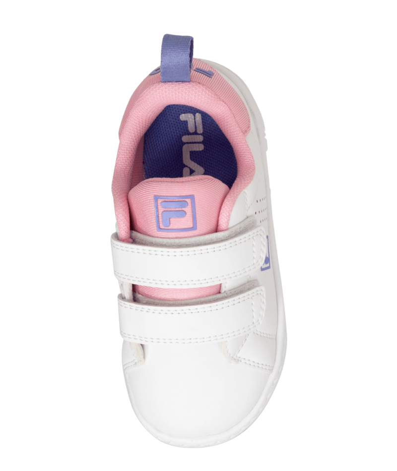 Zapatos fila blancos con rosado redondo cheap
