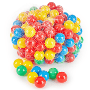 Balles de jeu multicolore, 250 pièces