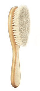 Brosse enfant poils de chèvre bois