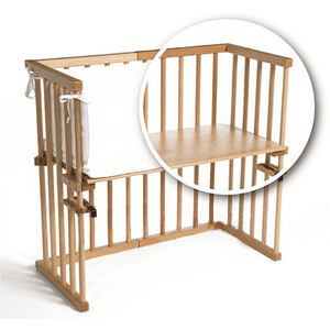 TOBI  Lettino co-sleeping MIDI in Faggio massiccio laccato nature