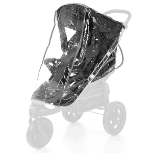 Parapioggia trasparente per passeggini Shopper, a 3 ruote, Buggy