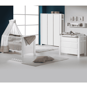 Kinderkamer Milano wit 3-deurs