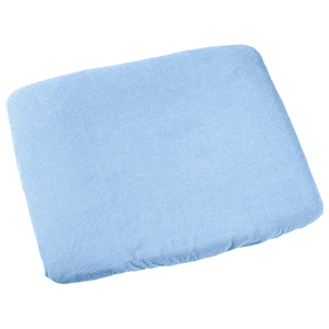 Frottee Wickelauflagenbezug 75x85cm blau