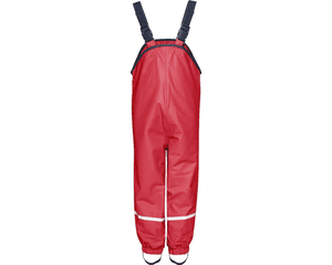 Pantalon imperméable doublé polaire rouge