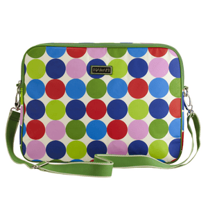 15.4" Laptop Sleeve Handtasche - jazz dots