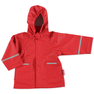 Girls Regenjas Rood