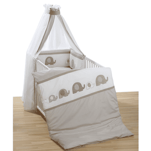 Beddenset 3 stuks, olifant beige