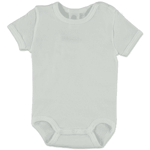 Body bébé à manches courtes blanc