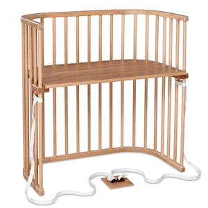 babybay Sideseng/Sengekant boxspring natur lakkert