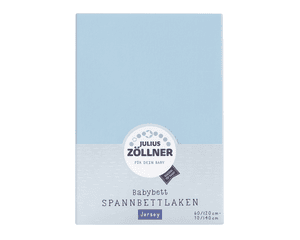 ZÖLLNER Dra-på-lakan jersey ljusblå