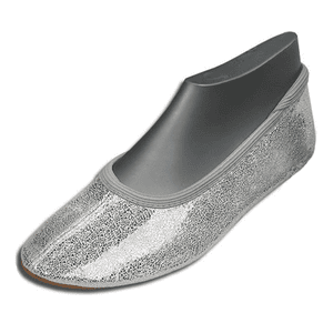 Girls gymschoenen glitters zilver