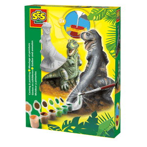 e® Jeu de moulage figurine t-rex plâtre