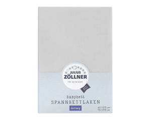 ZÖLLNER Dra-på-lakan Jersey ljusgrå