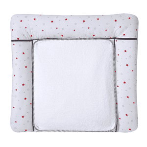 Wickelauflage 80 x 75 cm Sternchen Rot