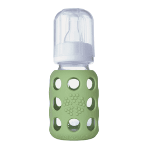 Babyflasche aus Glas in spring green, 120 ml