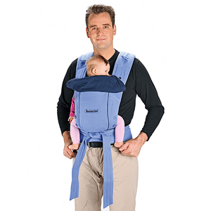 Mochila portabebés Bondolino Classic azul claro-azul marino