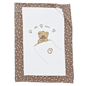 Manta de microfibra - Little bear beige