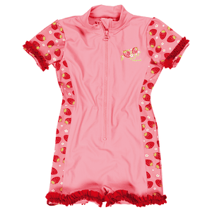 Girls Costume Protezione Anti-UV Anzug FRAGOLA rosso