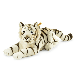 Peluche  Bharat, Tigre blanco 43 cm, acostado