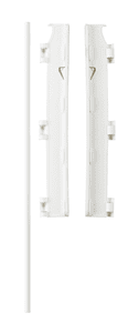 Set de fijación pared para barrera de seguridad para niños Flex Gitter M, L, XL, XXL blanco