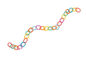 Barnevognskjede Loopy Links