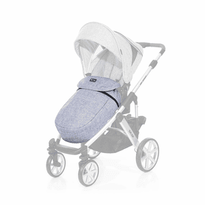 Voetenzak graphite grey