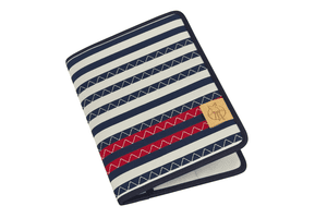 Mums Organizer Casual Striped Zigzag navy