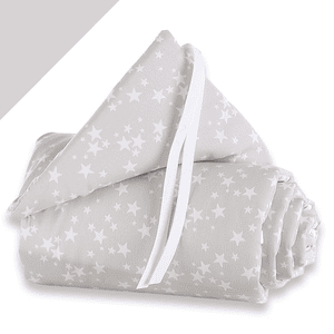 Protector de cuna Midi/Mini Estrellas blancas