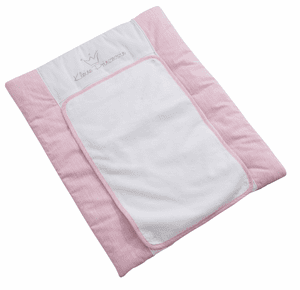 Be Be 's Collection Wickelauflage Kleine Prinzessin rosa 55 x 70 cm