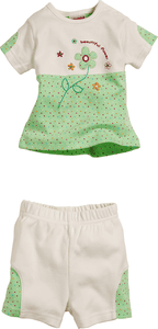 Girl Conjunto de la colección Flower Green